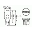 Bosch 1987302205 izzó 12V W16W