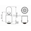 Bosch 1987302207 izzó 12V T4W