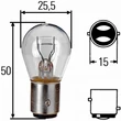 Hella 8GA002073-121 izzó 12V P21W