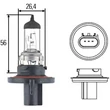 Hella 8GJ008837-121  H13  izzó 12V 60/55W