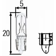 Hella 8GP002095-121 izzó 12V W1.2W