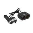 Szivargyújtó elosztó 2-es + USB 500mA. 4Cars