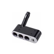 Szivargyújtó elosztó 3-as + USB 500mA  12/24V. 4Cars