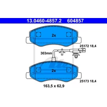 ATE - 13.0460-4857.2 - Fékbetét hátsó