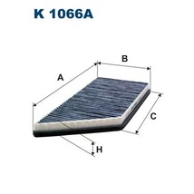 Filtron - K1066A - Pollenszűrő aktívszenes Filtron - K1066A - Pollenszűrő aktívszenes