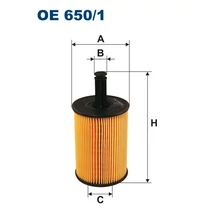 Filtron - OE650/1 - Olajszűrő betét