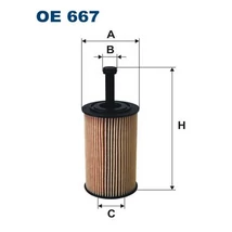 Filtron - OE667 - Olajszűrő betét Filtron - OE667 - Olajszűrő betét