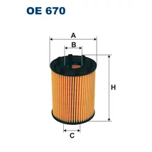 Filtron - OE670 - Olajszűrő betét