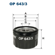 Filtron - OP643/3 - Olajszűrő