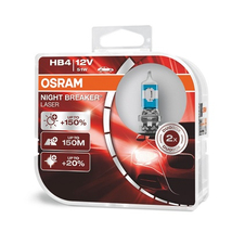 Osram 9006 Night Breaker Laser HB4 izzó 12V 51W Duo +150%