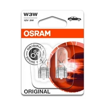 Osram 2821-02B izzó 12V W3W Duo