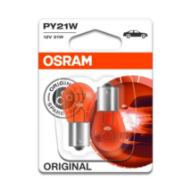 Osram 7507-02B izzó 12V PY21W  Sárga Duo