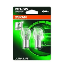 Osram 7528 Ultra Life izzó 12V P21/5W Duo