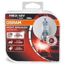 Osram 9005 Night Breaker Unlimited HB3 izzó 12V 60W Duo