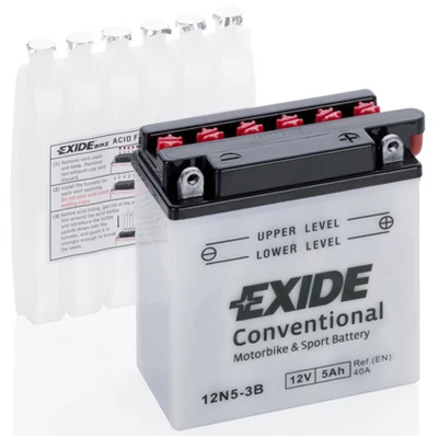 Exide 12N5 - 3B  5Ah/40A  Akkumulátor-savas