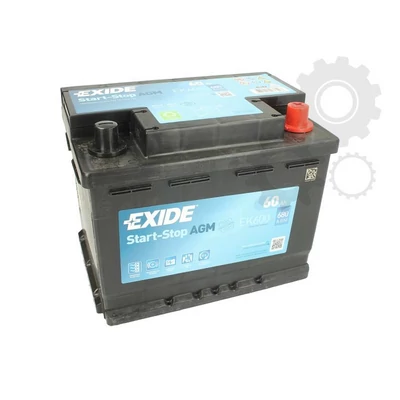 Exide EK600  60Ah/680A AGM  Akkumulátor