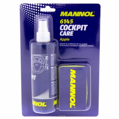 Műszerfalápoló készlet alma  250ml. Mannol 6145