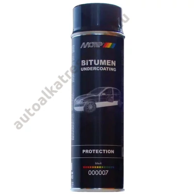 Alvázvédő spray fekete bitumenes 500ml. Motip 000007