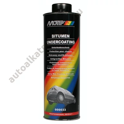 Alvázvédő  fekete bitumenes 500ml. Motip 000033