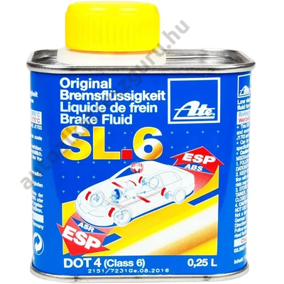 Fékfolyadék Dot 4 ESP ATE 0,25l. 
