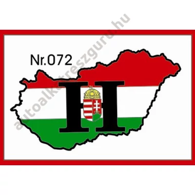 Matrica H Magyarország műgyantás