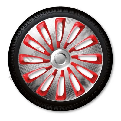 Dísztárcsa 17" Sepang Carbon Silver Red