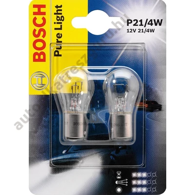 Bosch 1987301015 Pure Light izzó 12V P21/4W Duo