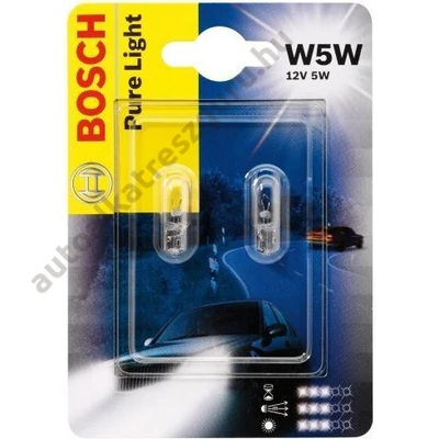 Bosch 1987301026  izzó 12V W5W Duo