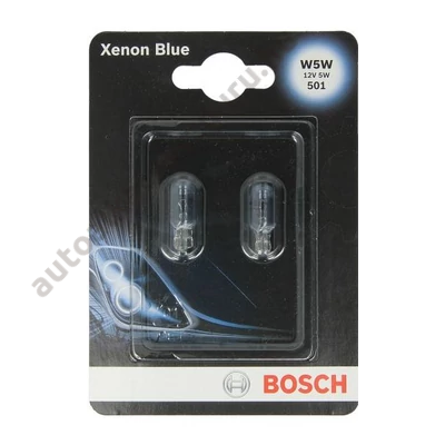 Bosch 1987301033 Xenon Blue izzó 12V W5W Duo