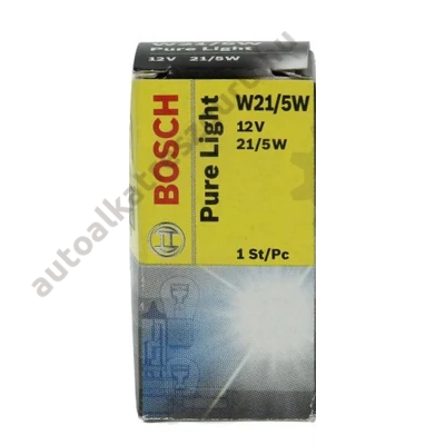 Bosch 1987302252 izzó 12V W21/5W