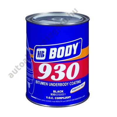 Alvázvédő bitumenes kenhető  1kg. HB Body 930.02