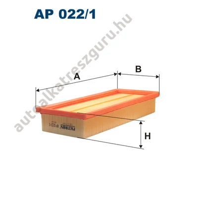 Filtron - AP022/1 - Légszűrő