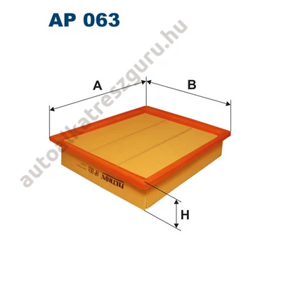 Filtron - AP063 - Légszűrő