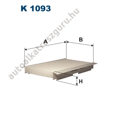 Filtron - K1093 - Pollenszűrő