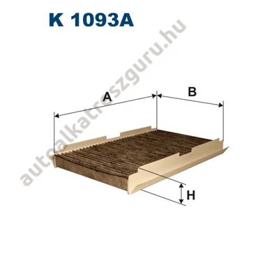 Filtron - K1093A - Pollenszűrő