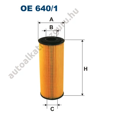 Filtron - OE640/1 - Olajszűrő betét