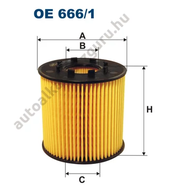 Filtron - OE666/1 - Olajszűrő betét