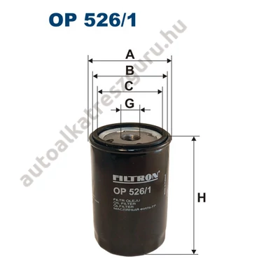 Filtron - OP526/1 - Olajszűrő