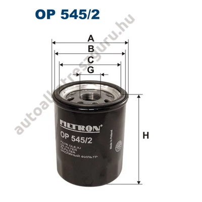 Filtron - OP545/2 - Olajszűrő