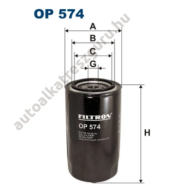 Filtron - OP574 - Olajszűrő