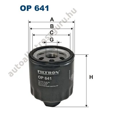 Filtron - OP641 - Olajszűrő