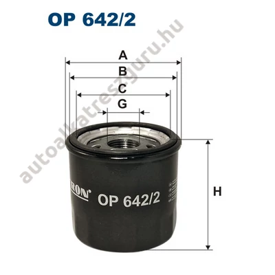 Filtron - OP642/2 - Olajszűrő