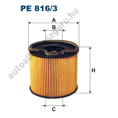 Filtron - PE816/3 - Üzemanyagszűrő