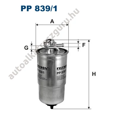 Filtron - PP839/1 - Üzemanyagszűrő
