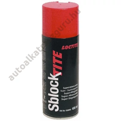 Csavarlazító -rozsdaoldó spray Loctite 400ml.