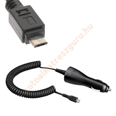 Szivargyújtós telefontöltő micro USB
