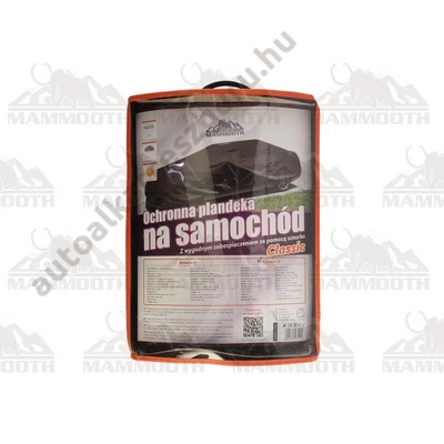 Autótakaró ponyva M" fekete