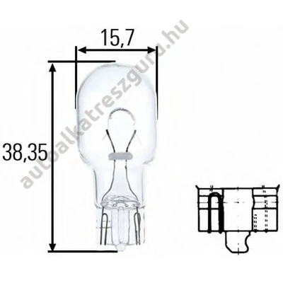 Magneti Marelli 002052700000 izzó 12V W16W