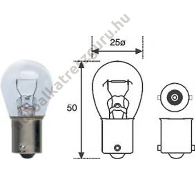 Magneti Marelli 008506100000 izzó 12V P21W