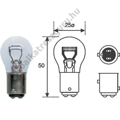 Magneti Marelli 008528100000 izzó 12V P21/5W
